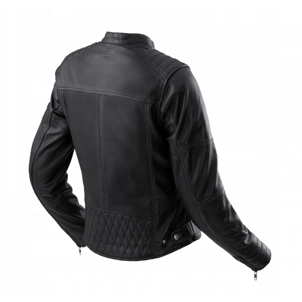 Мотокуртка женская кожаная Rebelhorn Hunter II черный