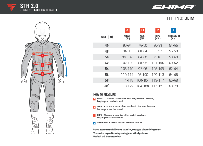 Мотоштаны кожаные SHIMA STR 2.0 красный
