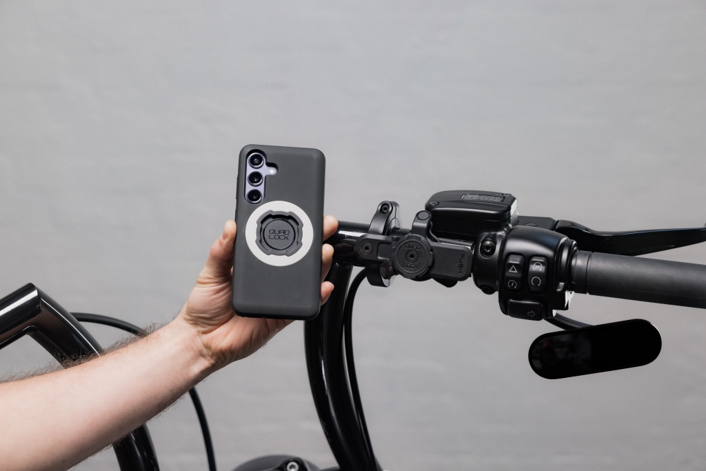 Увеличенное крепление на трубчатый руль мотоцикла ПРО Quad Lock® Motorcycle Handlebar Mount PRO Larg