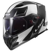 Мотошлем LS2 FF324 Metro Evo Sub P/J белый черный