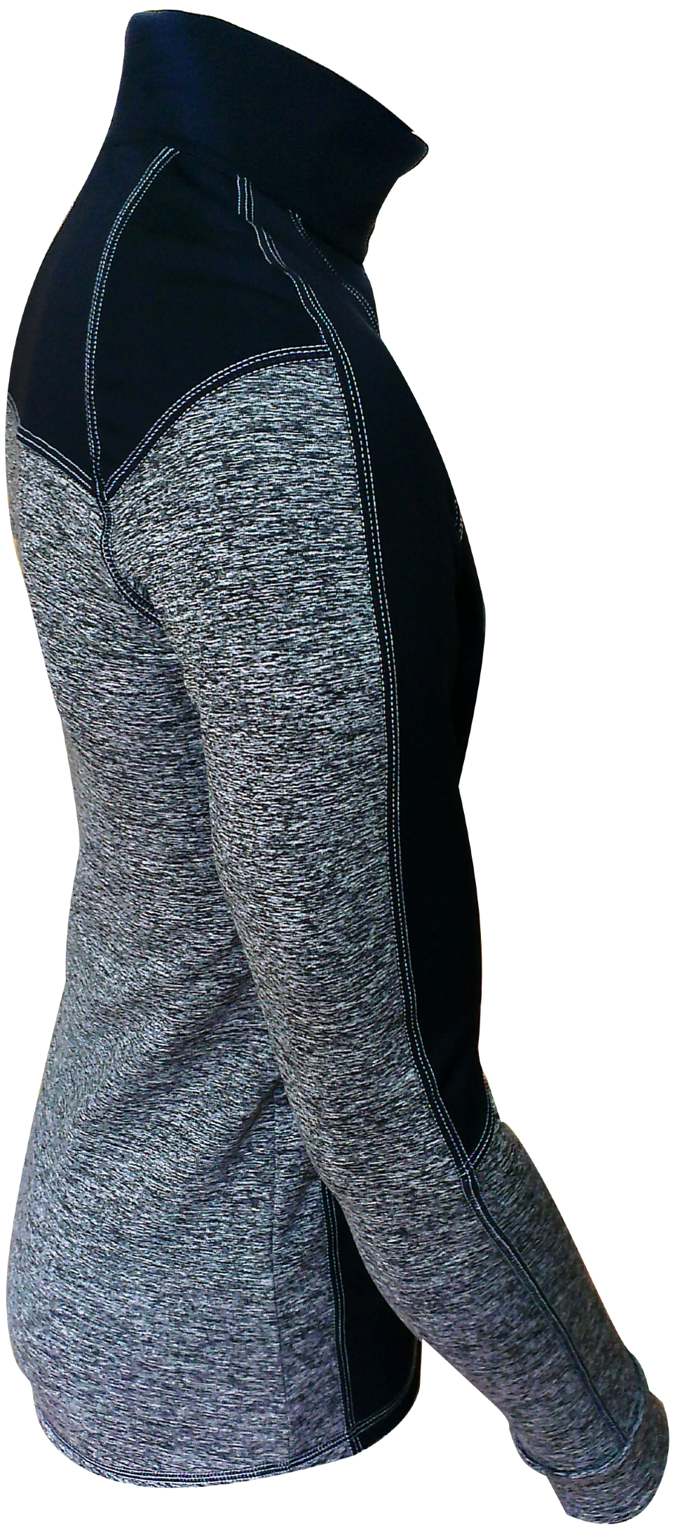 Термофутболка женская Starks Warm Long shirt Extreme черный серый