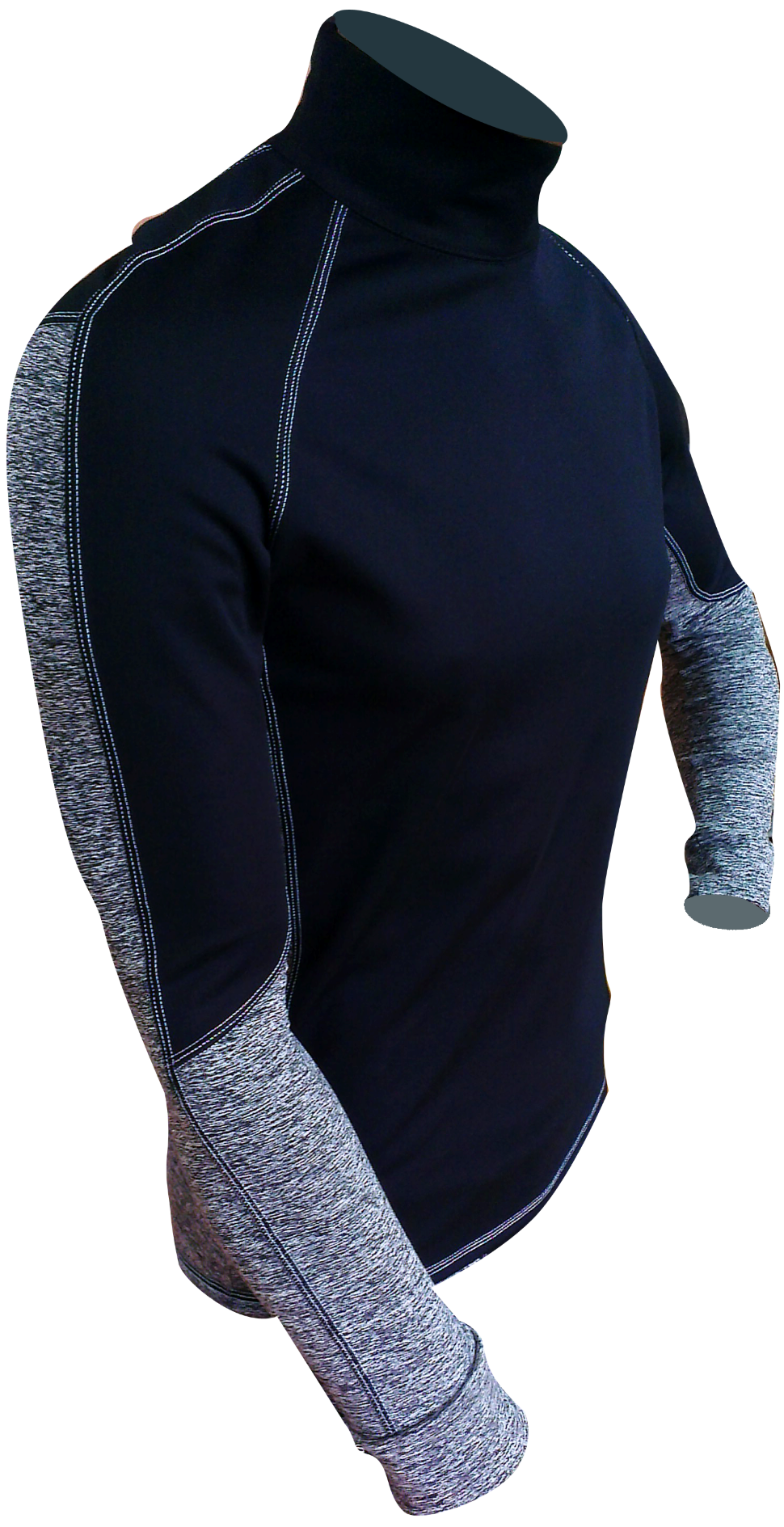 Термофутболка женская Starks Warm Long shirt Extreme черный серый