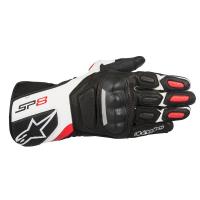 Мотоперчатки кожаные Alpinestars SP-8 V2 черный/белый/красный