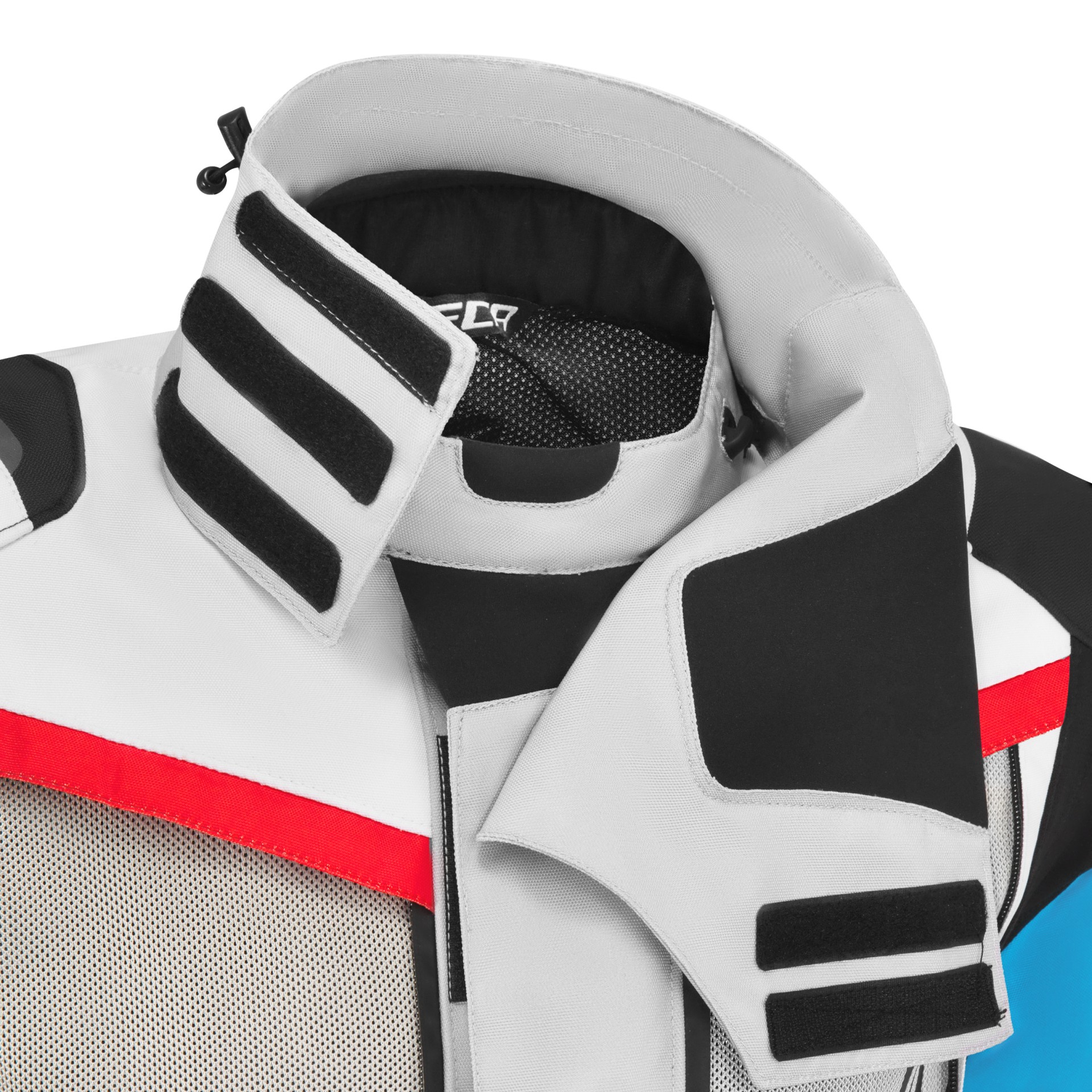 Мотокуртка текстильная Seca Arrakis III серый/синий/красный