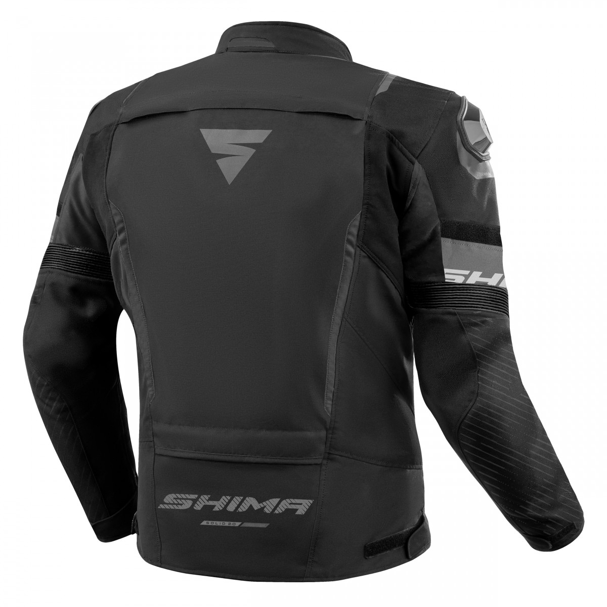 Мотокуртка текстильная SHIMA SOLID 2.0 черный