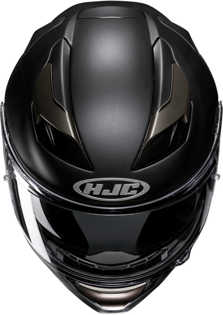 Мотошлем HJC F71 черный титановый