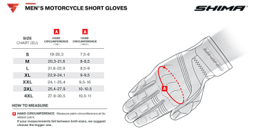 Мотоперчатки кожаные SHIMA SPARK 2.0 черный красный - магазин Motostyles