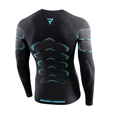 Термофутболка Rebelhorn Therm черный - магазин Motostyles