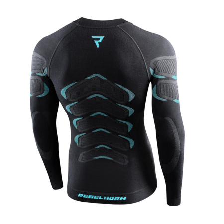 Термофутболка Rebelhorn Therm черный - магазин Motostyles