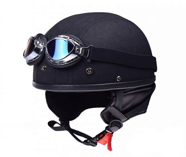 Мотошлем Braincap Awina TN-8689B черный - магазин Motostyles