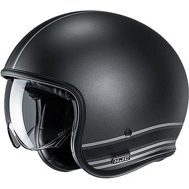 Мотошлем HJC V30 Senti серый серебристый - магазин Motostyles