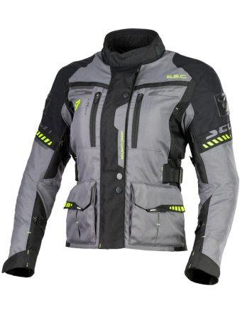 Мотокуртка женская текстильная Seca Arrakis II титановый - магазин Motostyles