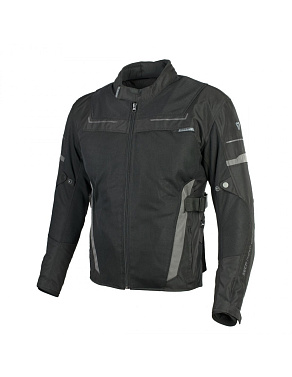 Мотокуртка текстильная Seca Orkan II черный - магазин Motostyles