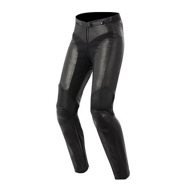 Мотоштаны женские кожаные Alpinestars Vika черный - магазин Motostyles