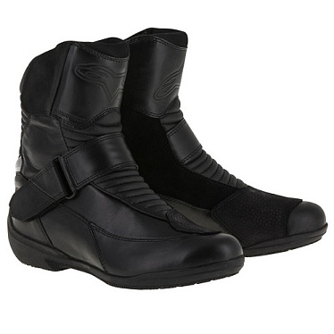 Мотоботы женские Alpinestars Stella Valencia WATERPROOF черный - магазин Motostyles