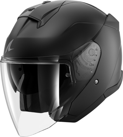 Мотошлем Shark Skwal Jet Blank Mat черный матовый - магазин Motostyles