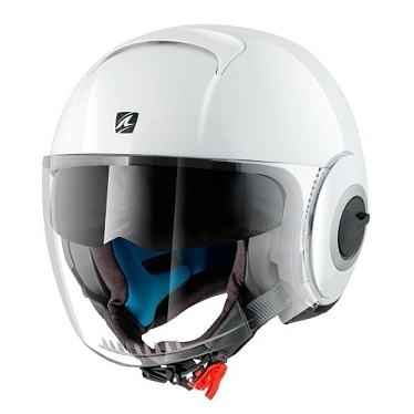 Мотошлем Shark Nano Blank белый - магазин Motostyles
