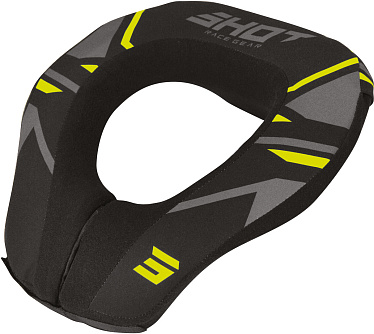 Защита шеи детская Shot PROTECTOR 2.0 черн/желт/неон - магазин Motostyles