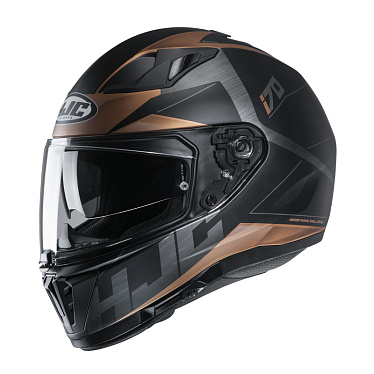 Мотошлем HJC i70 Eluma черный бронзовый - магазин Motostyles