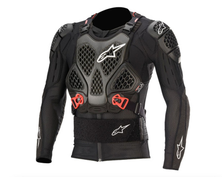 Моточерепаха Alpinestars MX Bionic Tech Jacket черный/красный/белый