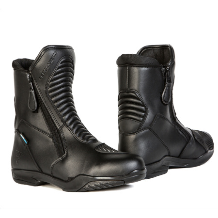 Мотоботы женские Rebelhorn RIO WATERPROOF черный - магазин Motostyles