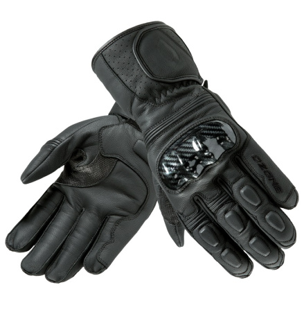 Мотоперчатки кожаные Ozone Ride II CE черный - магазин Motostyles