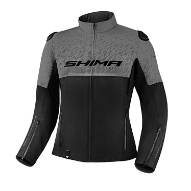 Мотокуртка женская текстильная SHIMA DRIFT серый - магазин Motostyles