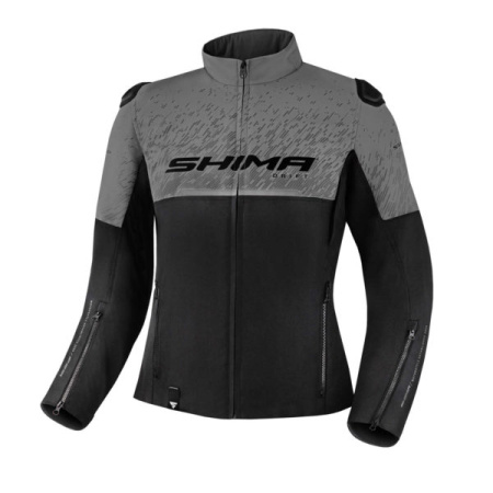 Мотокуртка женская текстильная SHIMA DRIFT серый - магазин Motostyles