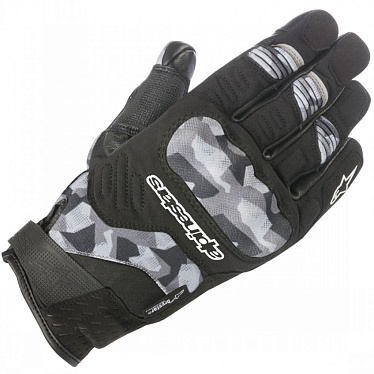 Мотоперчатки текстильные Alpinestars C-30 черный камо - магазин Motostyles
