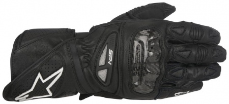 Мотоперчатки кожаные Alpinestars SP-1 черный - магазин Motostyles