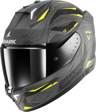 Мотошлем Shark Skwal i3 LINIK матовый/антрацит/черный/желтый - магазин Motostyles