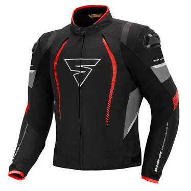 Мотокуртка текстильная SHIMA SOLID PRO красный - магазин Motostyles