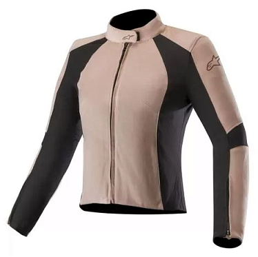 Мотокуртка женская кожаная Alpinestars Vika V2 черный розовый - магазин Motostyles