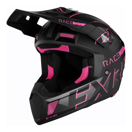 Мотошлем FXR CLUTCH EVO electric pink