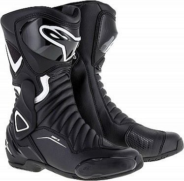 Мотоботы женские Alpinestars Stella SMX-6 V2 черный белый - магазин Motostyles