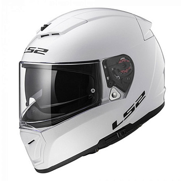 Мотошлем LS2 FF390 Breaker глянцевый белый - магазин Motostyles