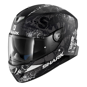 Мотошлем Shark Skwal 2 Nukhem белый/черный/серый - магазин Motostyles