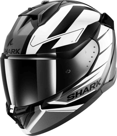 Мотошлем Shark D-Skwal 3 SIZLER черный/серый/белый - магазин Motostyles