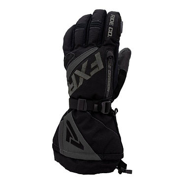 Мотоперчатки текстильные FXR Fuel с утеплителем черный - магазин Motostyles