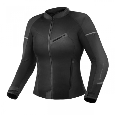 Мотокуртка женская текстильная SHIMA X-MESH 2.0 черный - магазин Motostyles