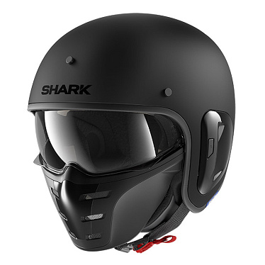 Мотошлем Shark S-Drak 2 Blank черный матовый - магазин Motostyles