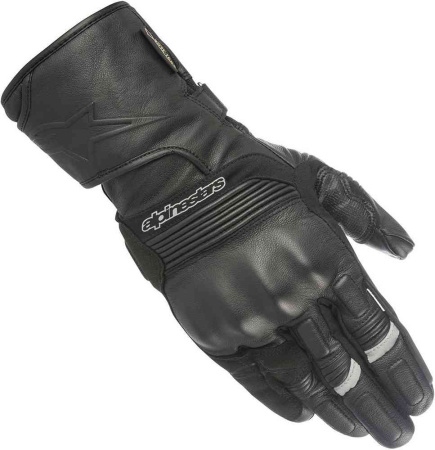 Мотоперчатки кожаные Alpinestars Patron Goretex черный - магазин Motostyles