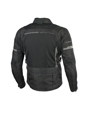 Мотокуртка текстильная Seca Orkan II черный - магазин Motostyles