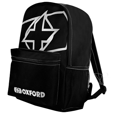 Рюкзак Oxford X-Rider черный серебряный - магазин Motostyles