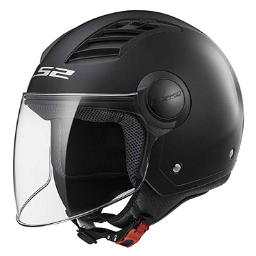 Мотошлем LS2 OF562 Airflow L Solid матовый черный - магазин Motostyles