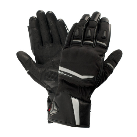 Мотоперчатки кожаные Seca Compass черный - магазин Motostyles
