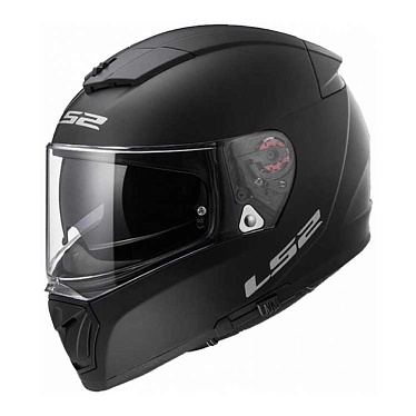 Мотошлем LS2 FF390 Breaker Solid матовый черный - магазин Motostyles