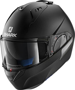 Мотошлем Shark EvoOne V2 Blank черный матовый - магазин Motostyles