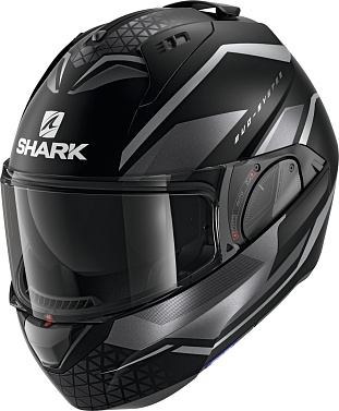 Мотошлем Shark EVO ES YARI черный/серый/матовый - магазин Motostyles