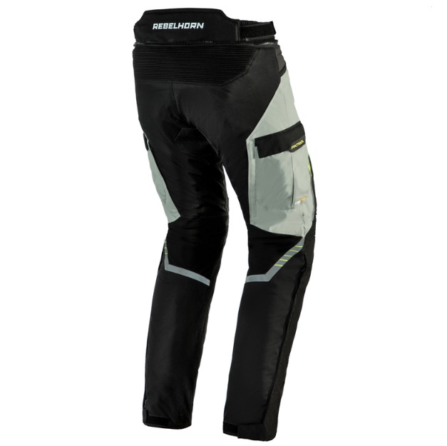 Мотоштаны текстильные Rebelhorn Patrol серый/черный/флуо/желтый Мотоштаны текстильные Rebelhorn Patrol серый/черный/флуо/желтый